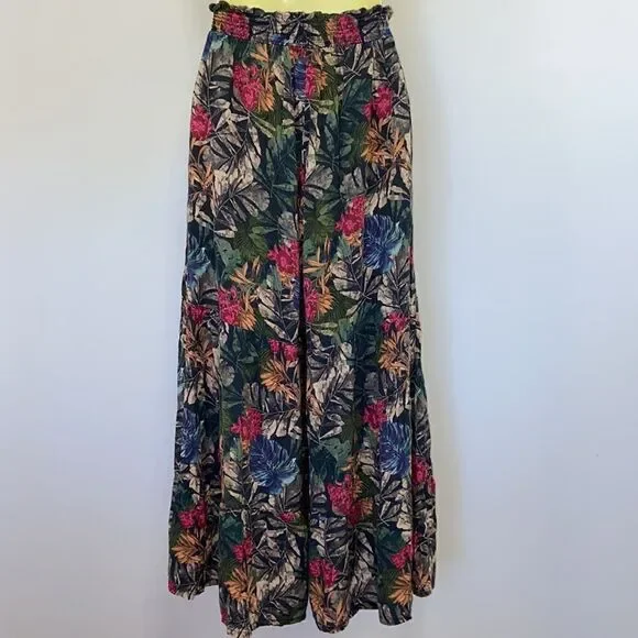 Johnny Was Workshop Pants Viscose Palllazo Bolero Floral Nwot Sz Small - Picture 6 of 8